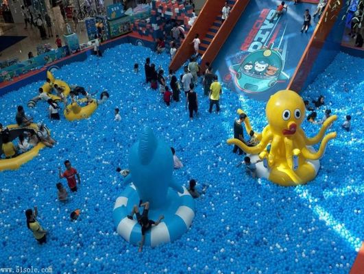 قلعه بادکنکی سبک اقیانوس پرش هوا نایلون جشن تولد قلعه پرش